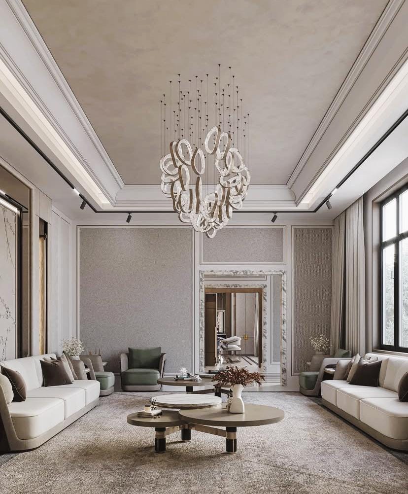 BEAUTIFUL STATEMENT CHANDELIER, Modern Entry Chandelier, Murano Art ...