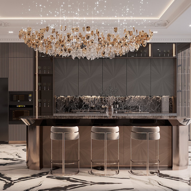 Photo inspiration: Customizable Lighting In High End Condos Reference: Artisanglasslighting