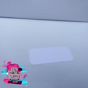 Sublimation Rectangle Patch Blank-Blank Patch-Sublimation Blank