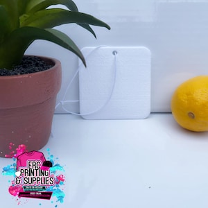Square Car Air Freshener Sublimation Blank