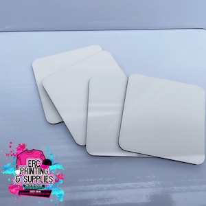 Sublimation Square Glossy MDF Coaster-Sublimation Coaster Blank-Coaster-Sublimation Blank