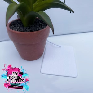 Rectangle Car Air Freshener Sublimation Blank