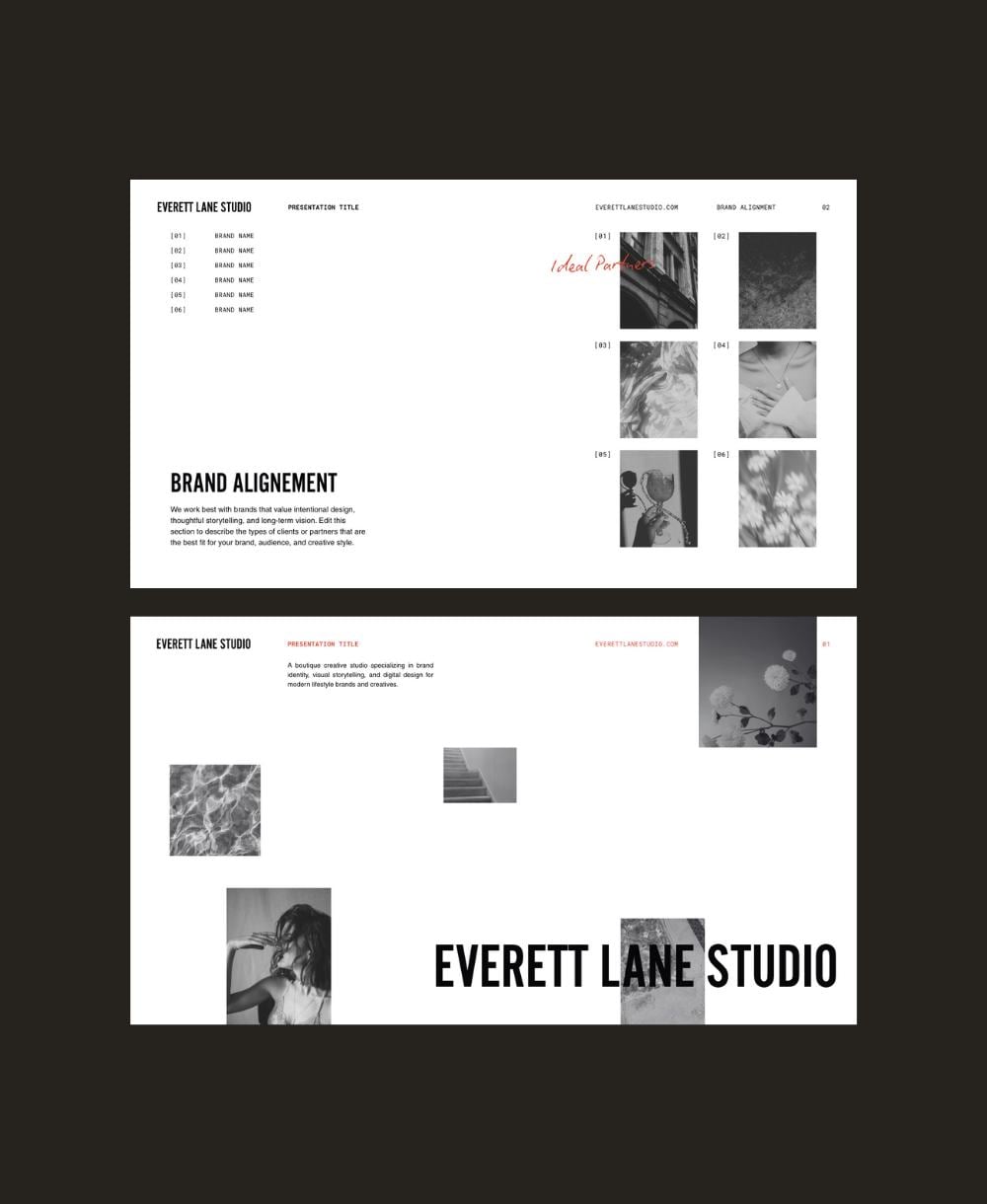 Editable Pitch Deck Template | Canva Presentation, Brand Media Kit ...