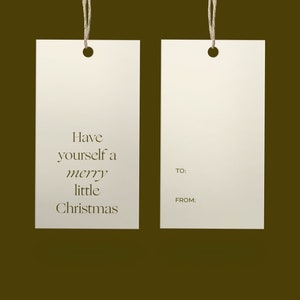 Printable Holiday Gift Tag, Christmas Gift Tag, Instant Download, Ready to Print Gift Tag