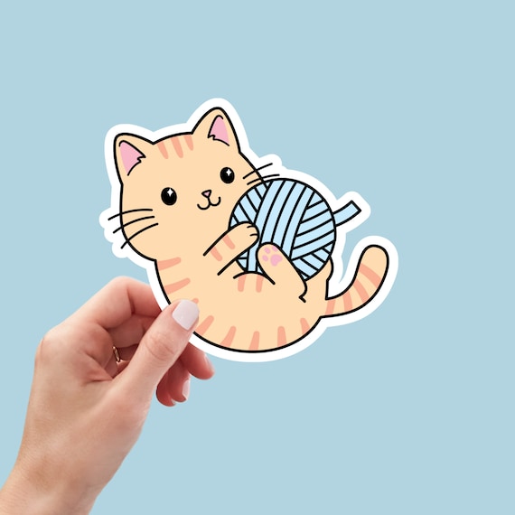 Cute Kawaii Cat Sticker