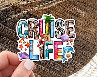 Cruise Life Stickers / Cruise Crew Sticker / Summer Vacation / Family Cruise / Cruising Squad / Vacay Stickers / Beach Sticker / Nautical