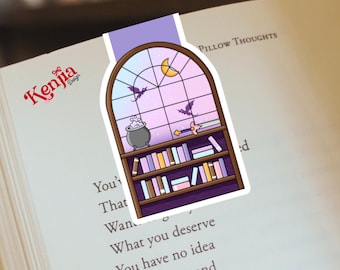 Fantasy Bookshelf Bookmark / Booktok / Book Lover Gift / Funny Dragon Bookish Bookmark / Bookish Merch / Fantasy Reader / Reading Lover