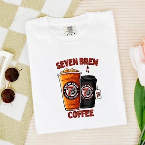 Coffee Lover Comfort Colors Tee: 7 Brew Unisex T-Shirt