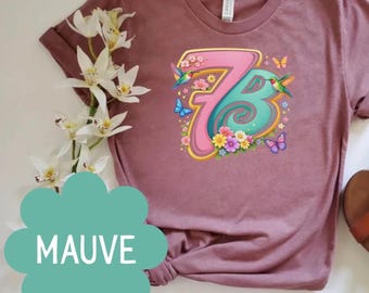 Camiseta inspirada em 7 cervejas, camiseta gráfica para amantes de café, camiseta floral de primavera/verão, camiseta com beija-flor e borboleta, camiseta unissex Bella Canvas 3001