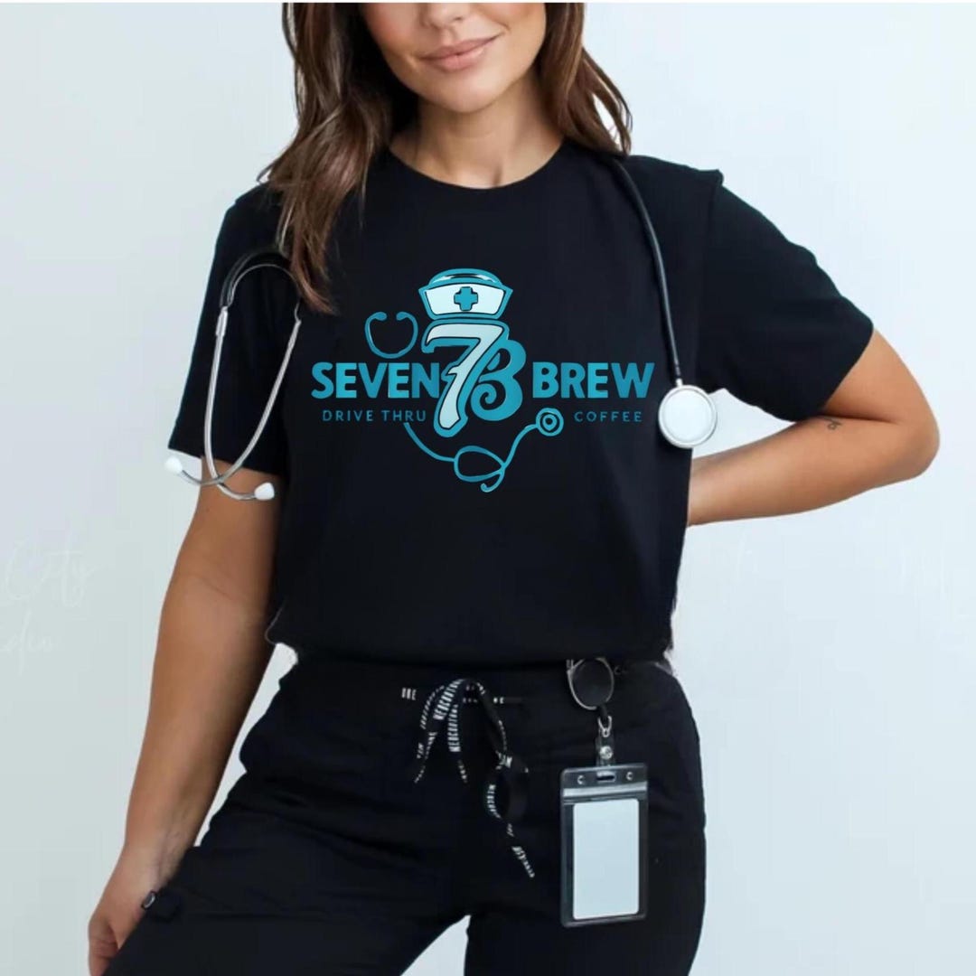 7 Brew Coffee RN Tee: Nurse Appreciation Gift - Etsy