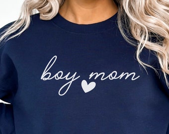 Boy Mom Unisex Sweatshirt | Boy Mom Sweater | Mother's Day Gift | Boys Mom Pullover Sweater