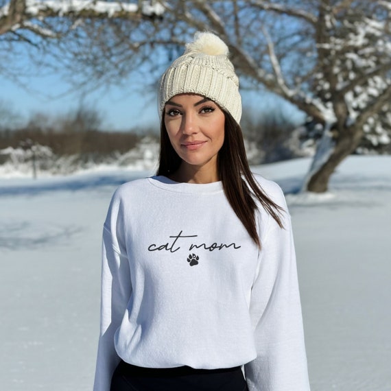 Cat Mom Unisex Sweatshirt | Cat Lover Sweatshirt | Animal Lover Sweatshirt | Cat Person Sweatshirt