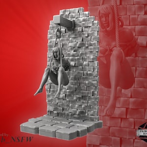 Lovely Swings Miniature | Dungeon of Pleasure Sling Miniature | NSFW Figure | 75mm