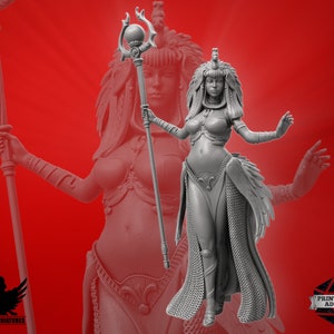Egyptian Goddess Miniature | Sexy Queen Nefereth Miniature | Goddess Figure | 75 mm