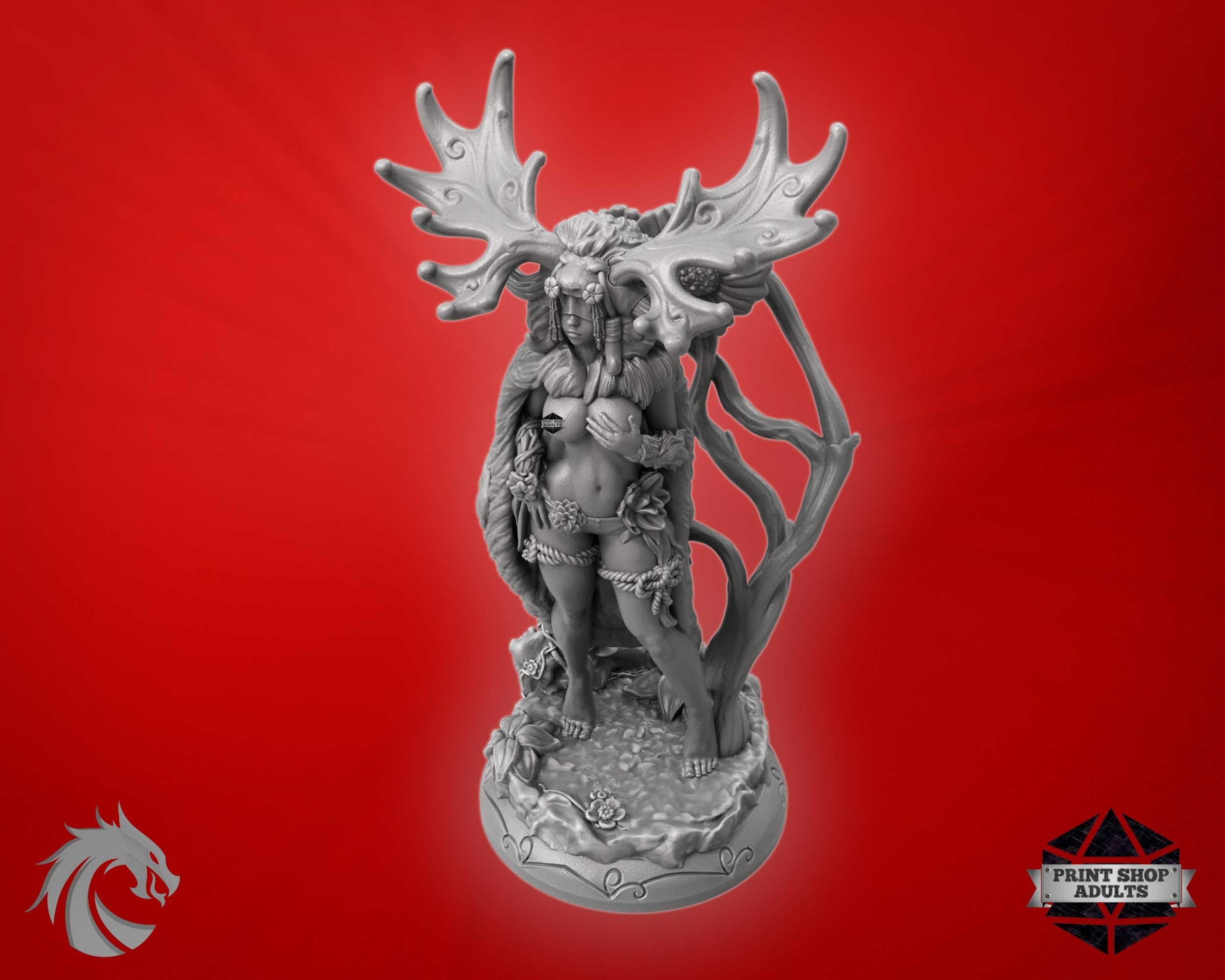 Naked Shaman Miniature Nude Druid Miniature NSFW Figure 75mm - Etsy