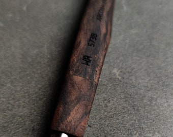 Handmade Walnut Wood Mechanical Pencil, 2mm Refillable, Minimalist Stationery Gift for Architect, Artist [5738]