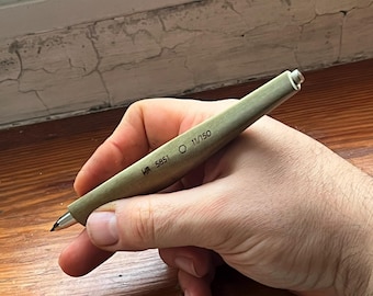 Matita meccanica artigianale in legno di tulipano, 2 mm, ricaricabile, articolo di cancelleria minimalista, idea regalo