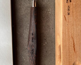 Handmade Wenge Mechanical Pencil, 2mm Refillable , Minimalist Stationery Gift for Architect, Artist & Designer [5853]