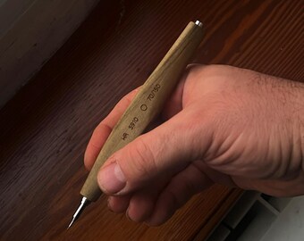Handcrafted Tulip Wood Mechanical Pencil, 0.7mm, Minimalist Stationery Gift [5908]