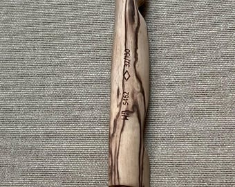 Handmade Hornbeam Wood Mechanical Pencil, 5mm Refillable, Minimalist Stationery Gift for Architect, Artist [6462]