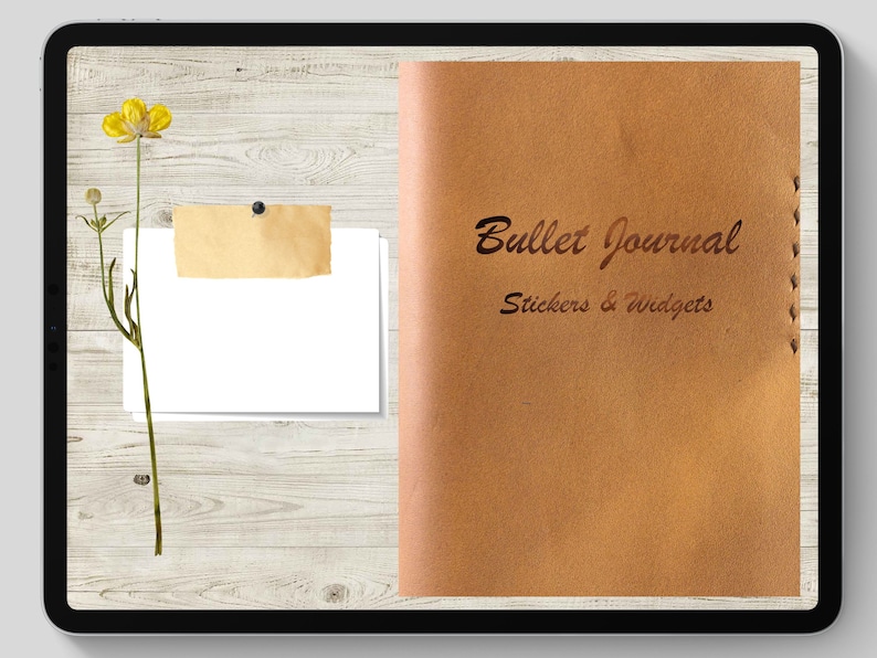 Digital Bullet Journal Goodnotes PDF With Links, Calendars, Notes ...