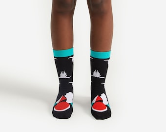 ジョージア・オキーフのアートソックス：ファンキーなコットンノベルティソックス