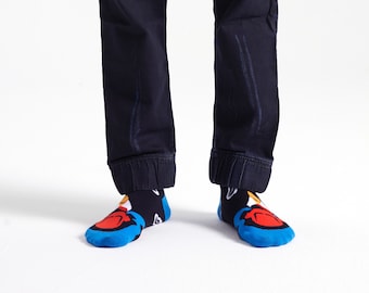 Dali Melting Clock Socks: Surrealist Art Novelty Socks