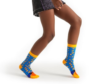 ダイアナ妃のヒョウ柄ソックス：ファンキーなコットンブレンドソックス