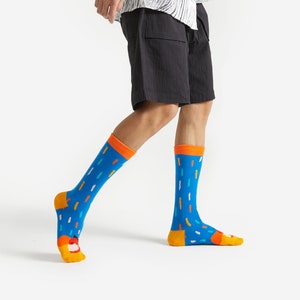 Van Gogh Socks: Organic Cotton Funky Crew Socks
