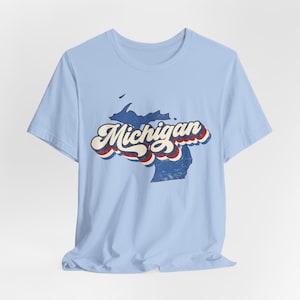 Vintage Michigan T-Shirt - Retro Michigan Pride Tee for Michigan Lovers!