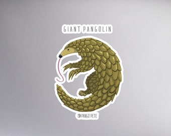 Pangolin Großer Aufkleber