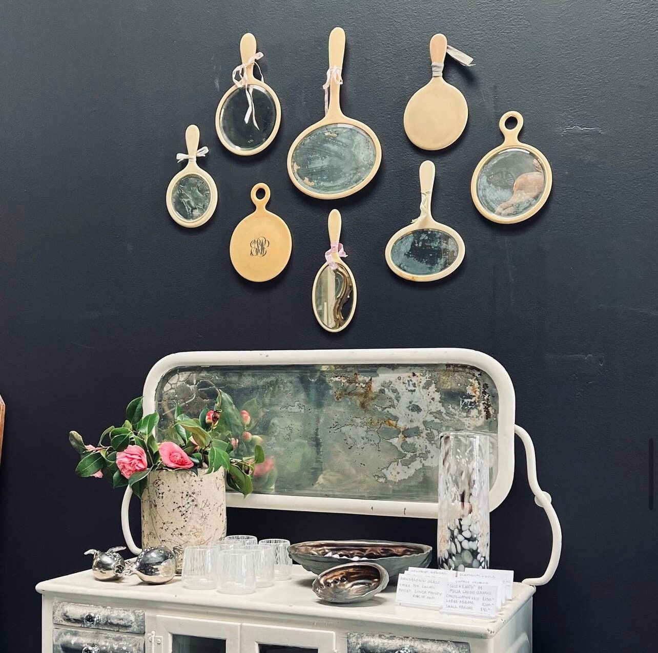 Vintage Celluloid Hand Mirrors Assorted Set/8 Etsy