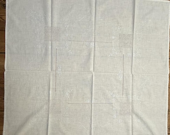 Vintage embroidered table cloth