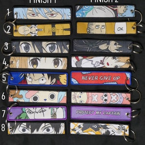 Embroidered Key Tag / Jet Tag