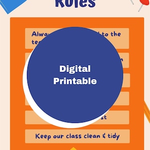 Classroom Rules Poster