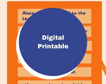 Classroom Rules Poster