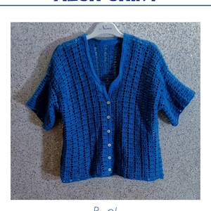Crochet Mesh Shirt - Digital PDF Pattern