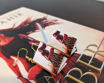 An Ember in the Ashes Series by Sabaa Tahir Earrings *ONE PAIR per order* | Handmade Mini Book Earrings