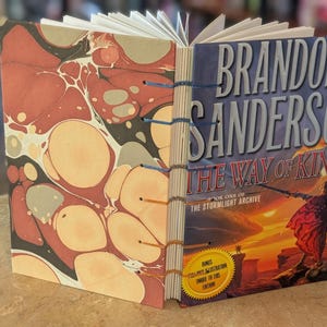 The Way of Kings (The Stormlight Archive) by Brandon Sanderson Coptic Book | Handmade Blank Unlined Journal