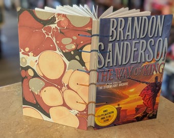 The Way of Kings (The Stormlight Archive) by Brandon Sanderson Coptic Book | Handmade Blank Unlined Journal
