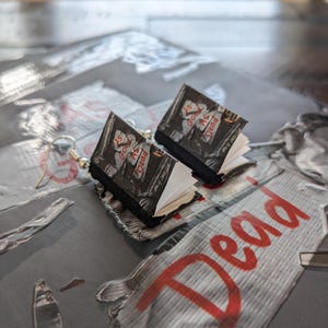 A Good Girl's Guide to Murder Series by Holly Jackson Earrings *ONE PAIR per order* | Handmade Mini Book Earrings As Good As Dead