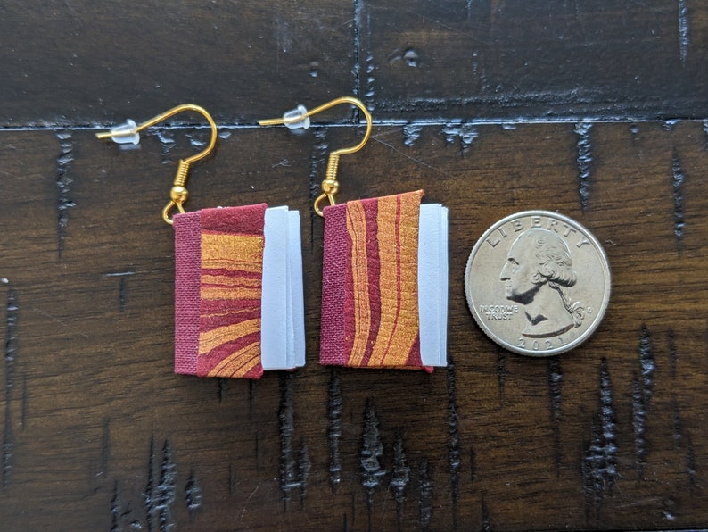 A Good Girl's Guide to Murder Series by Holly Jackson Earrings *ONE PAIR per order* | Handmade Mini Book Earrings image 5