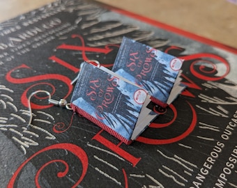 Six of Crows Duology by Leigh Bardugo Earrings *ONE PAIR per order* | Handmade Mini Book Earrings