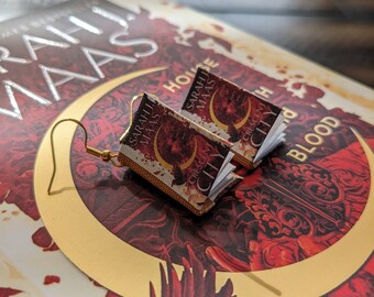 Crescent City Series by Sarah J. Mass Earrings *ONE PAIR per order* | Handmade Mini Book Earrings