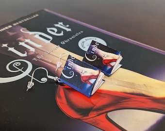 The Lunar Chronicles by Marissa Meyer Earrings *ONE PAIR per order* | Handmade Mini Book Earrings