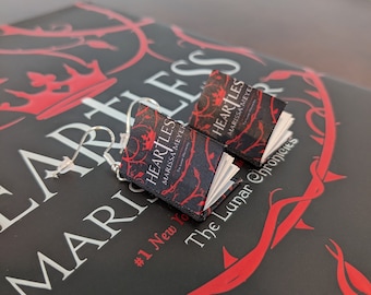 Heartless by Marissa Meyer Earrings *ONE PAIR per order* | Handmade Mini Book Earrings