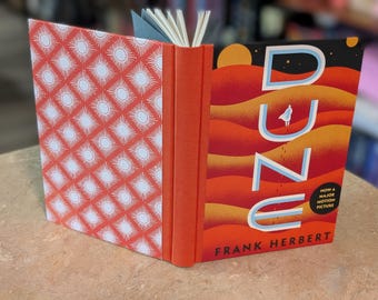 Dune by Frank Herbert Rounded Spine Journal | Handmade Blank Unlined Journal