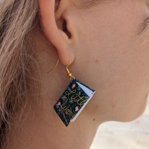 A Good Girl's Guide to Murder Series by Holly Jackson Earrings *ONE PAIR per order* | Handmade Mini Book Earrings image 4