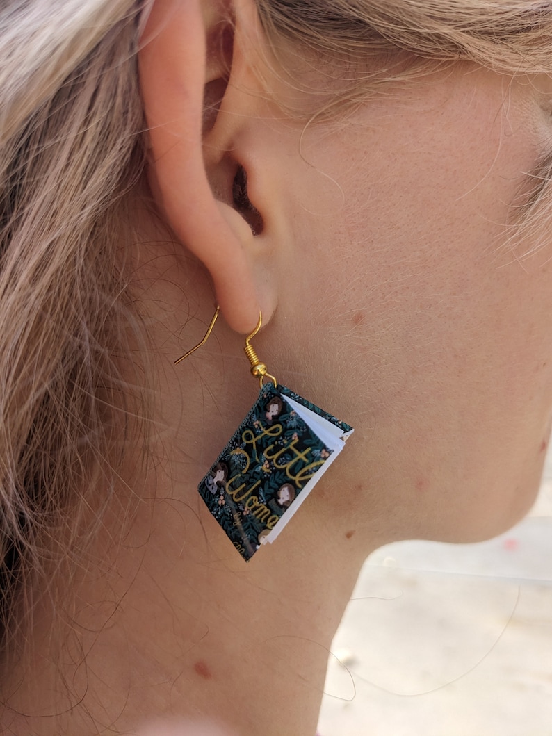 A Good Girl's Guide to Murder Series by Holly Jackson Earrings *ONE PAIR per order* | Handmade Mini Book Earrings image 4