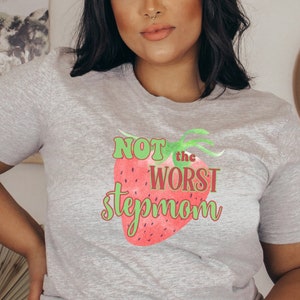 義母へのTシャツギフト、彼女へのイチゴ柄シャツギフト、義母への母の日ギフト、ボーナスママへの母の日ギフトシャツ